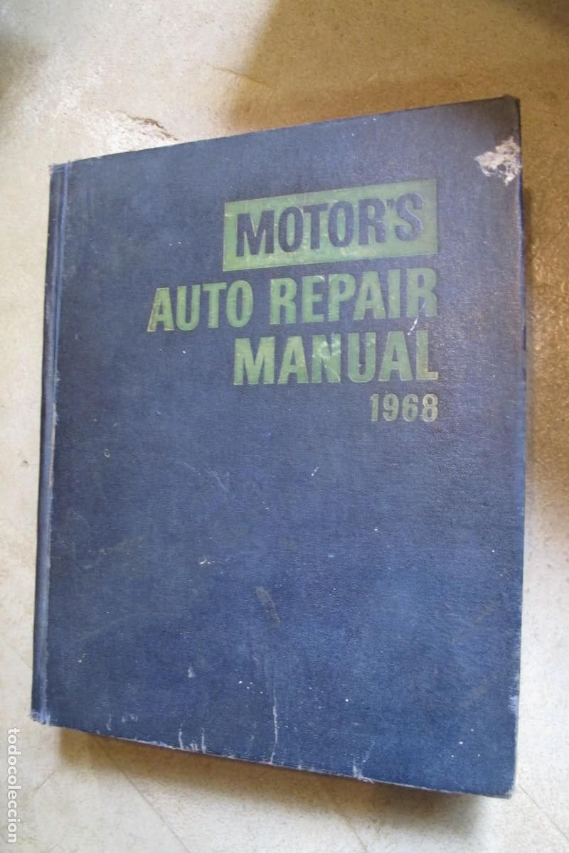 books: MOTOR'S AUTO REPAIR MANUAL 1968. MANUAL DE AUTOREPARACION. EM INGLES