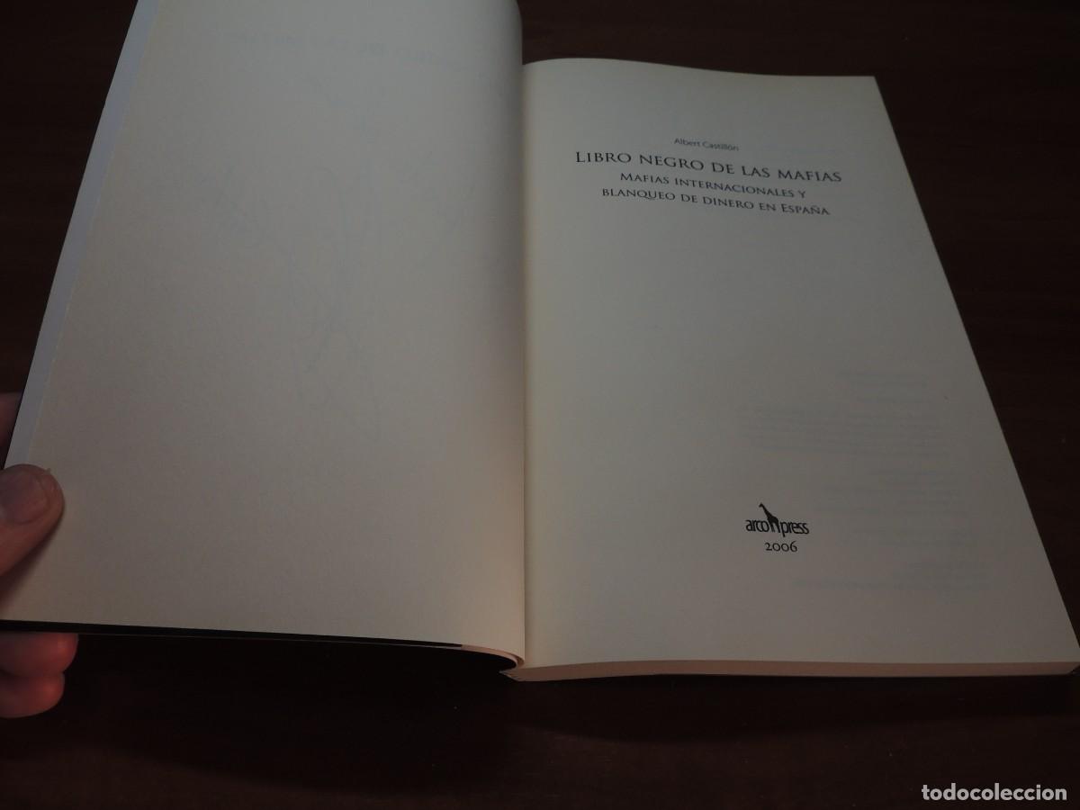 Libros: LIBRO NEGRO DE LAS MAFIAS.-ALBERT CASTILL&Oacute;N - Foto 3