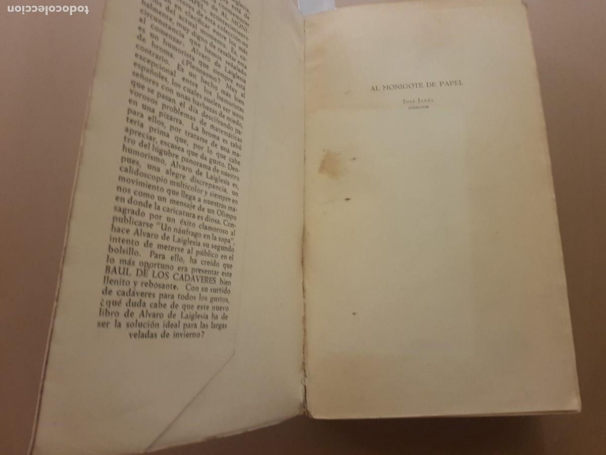 Libros: EL BAUL DE LOS CADAVERES - ALVARO DE LA IGLESIA - 1950 - Foto 3
