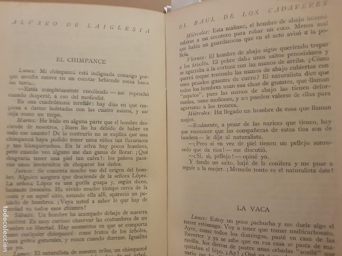 Libros: EL BAUL DE LOS CADAVERES - ALVARO DE LA IGLESIA - 1950 - Foto 8