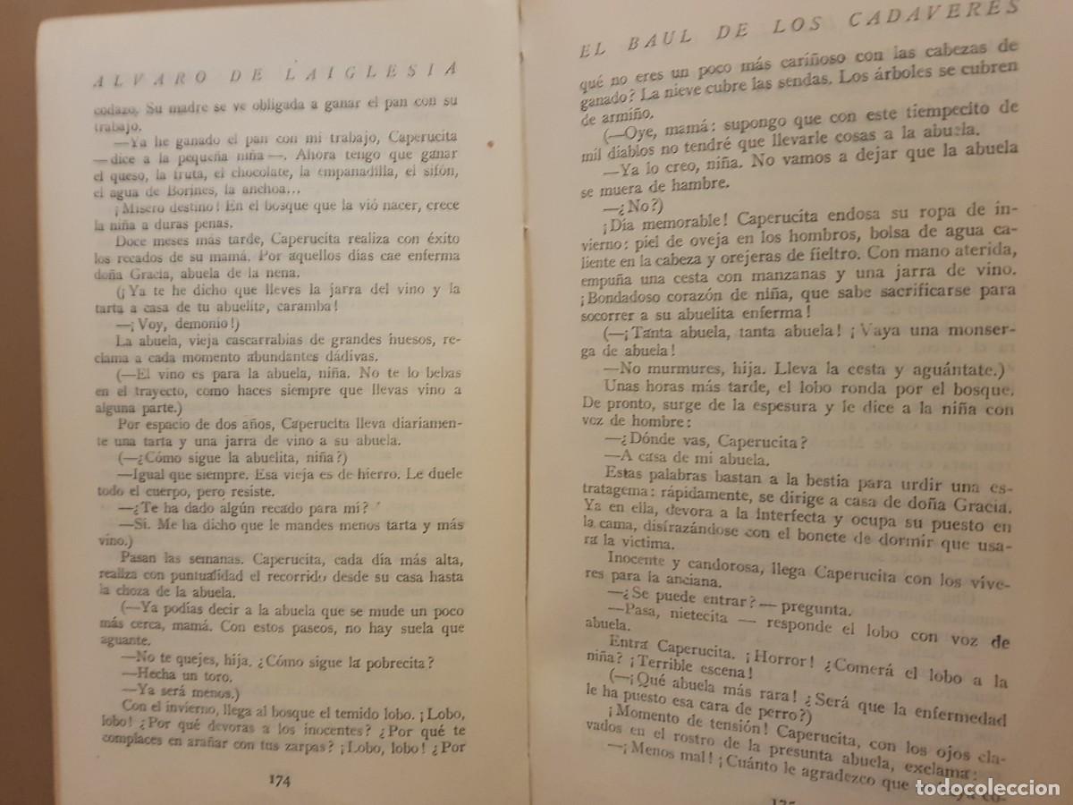Libros: EL BAUL DE LOS CADAVERES - ALVARO DE LA IGLESIA - 1950 - Foto 9