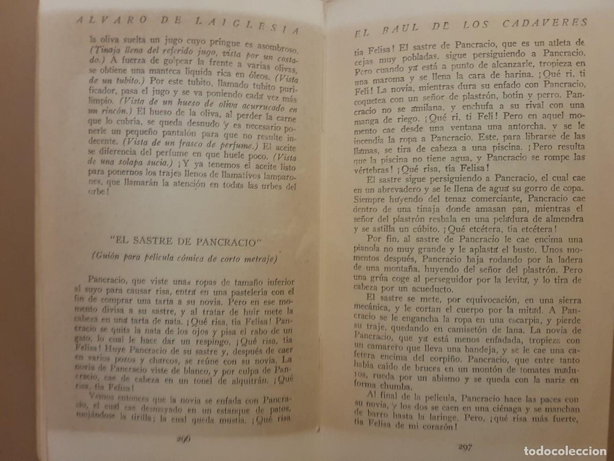 Libros: EL BAUL DE LOS CADAVERES - ALVARO DE LA IGLESIA - 1950 - Foto 13