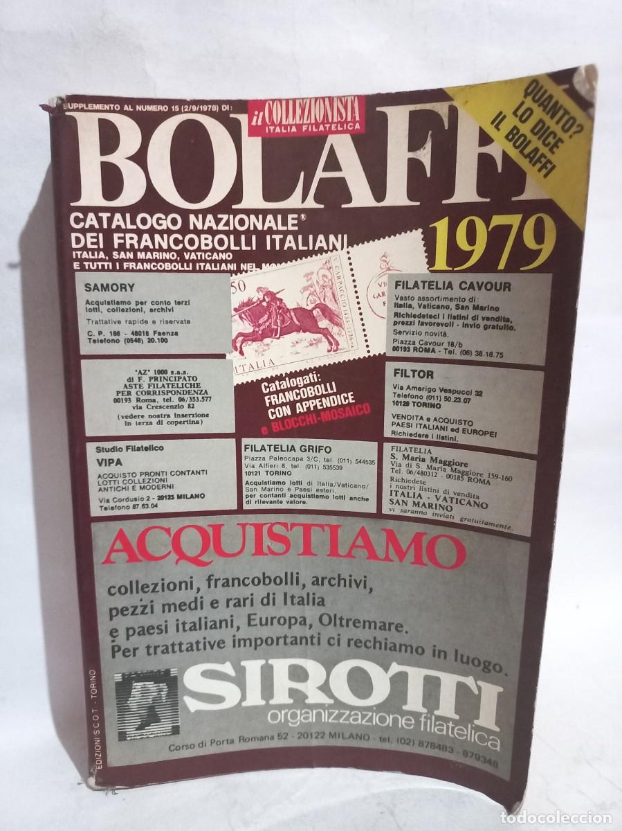 Libros: Bolaffi 1979, Catalogo Nazionale dei Francobolli Italiani - Nuova Serie XXIV