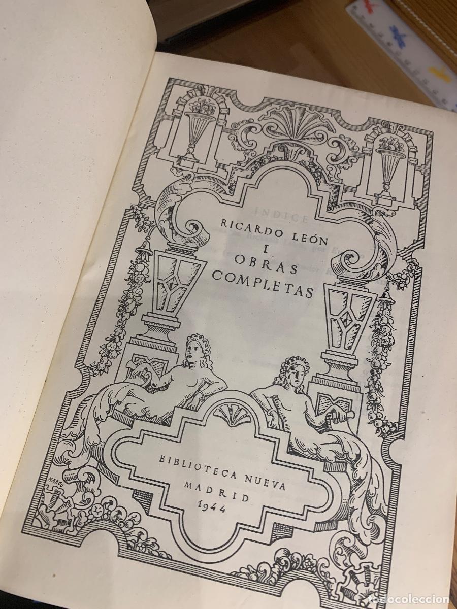 Libros: Obras Completas I y II - Ricardo Le&oacute;n - Foto 6