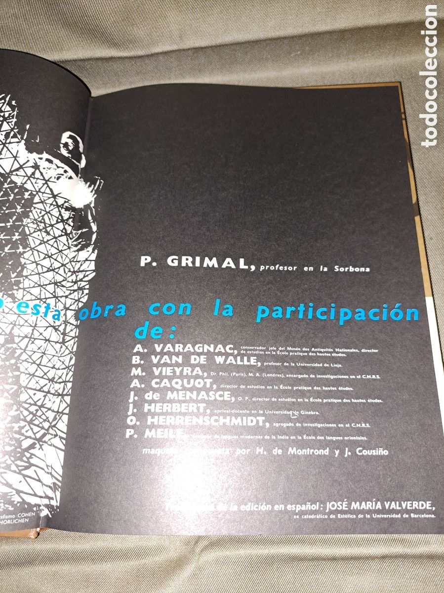Libros: MITOLOG&Iacute;A DEL MEDITERR&Aacute;NEO AL GANGES, PLANETA 1970 - Foto 3