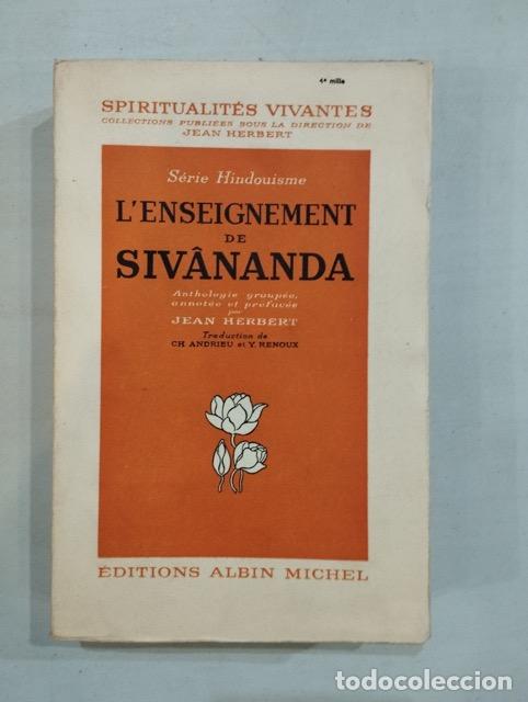Libros: L'enseignement de Siv&acirc;nanda