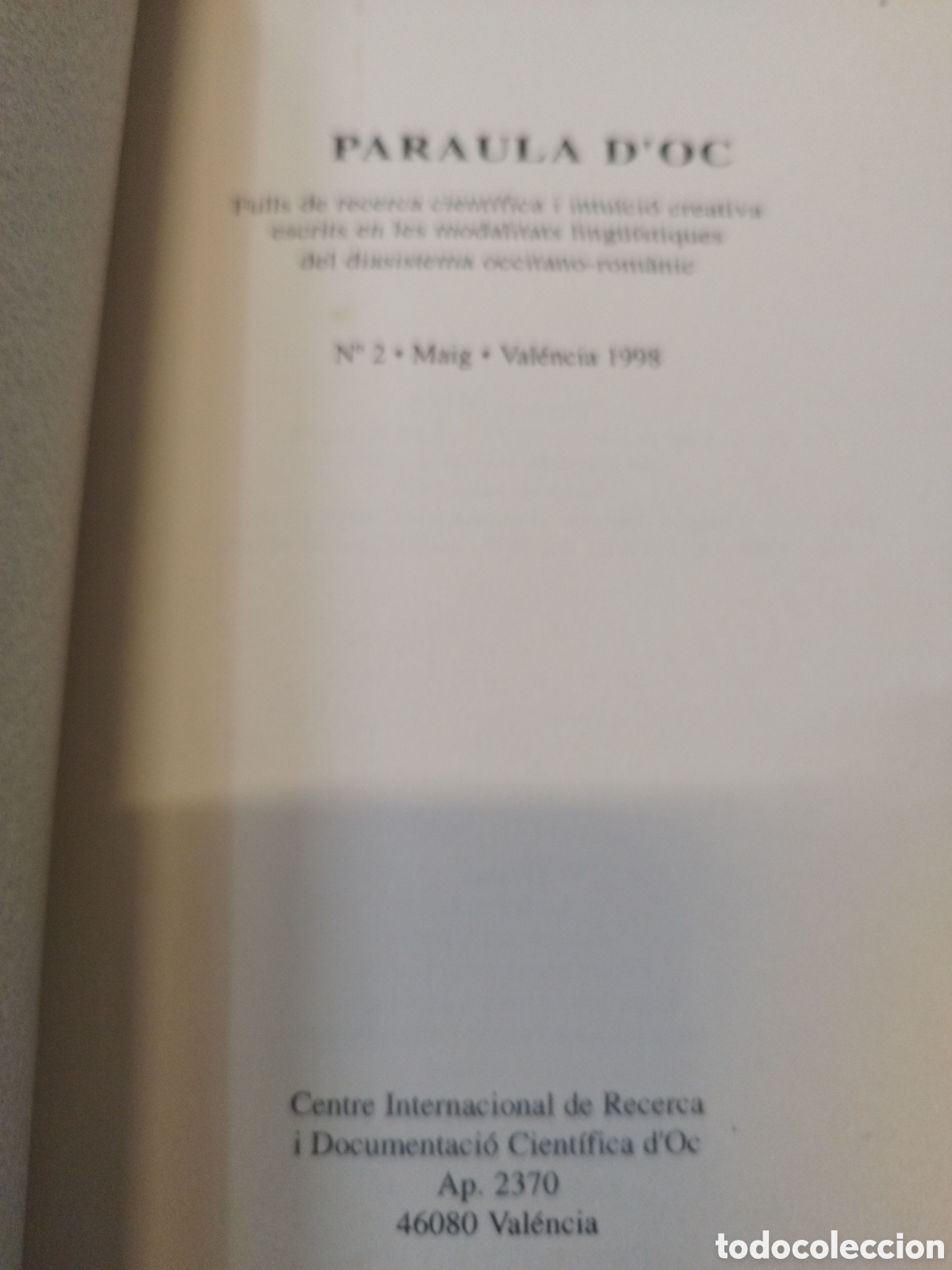 Libros: PARAULA D&acute;OC N&ordm; 2 - Foto 3