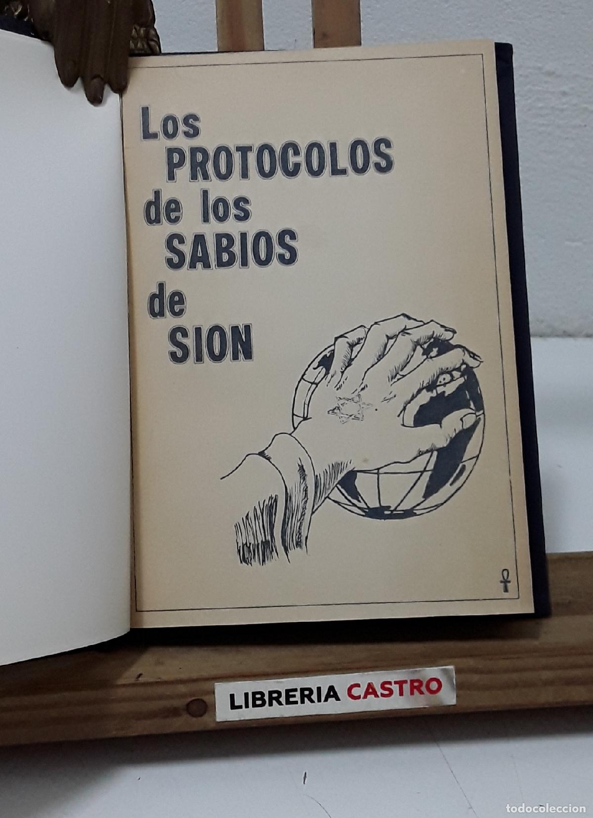 Libros: Los protocolos de los sabios de Si&oacute;n - An&oacute;nimo. - Foto 1