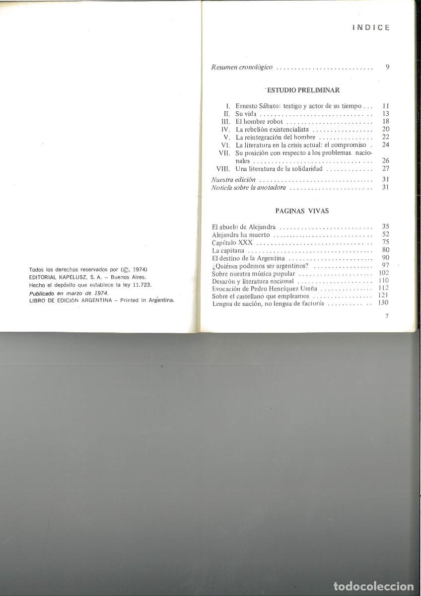 Libros: P&Aacute;GINAS VIVAS - ERNESTO S&Aacute;BATO - Foto 2