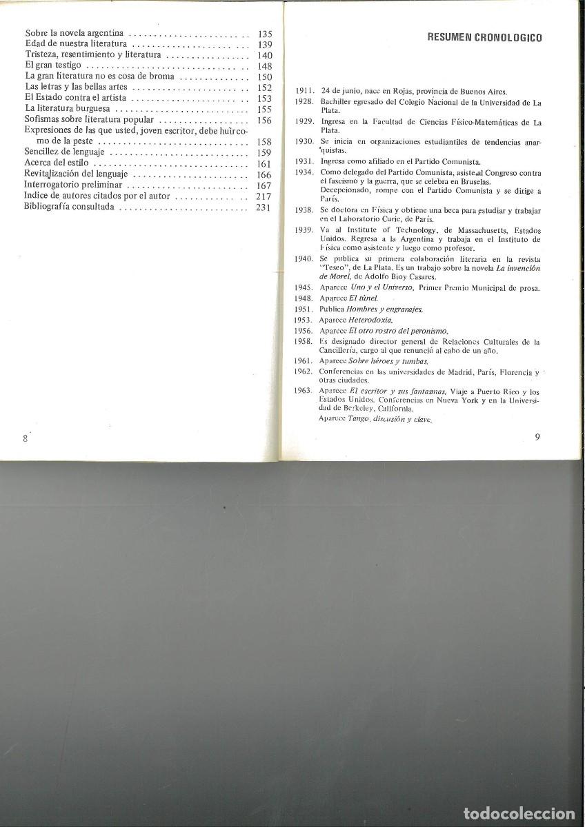 Libros: P&Aacute;GINAS VIVAS - ERNESTO S&Aacute;BATO - Foto 3
