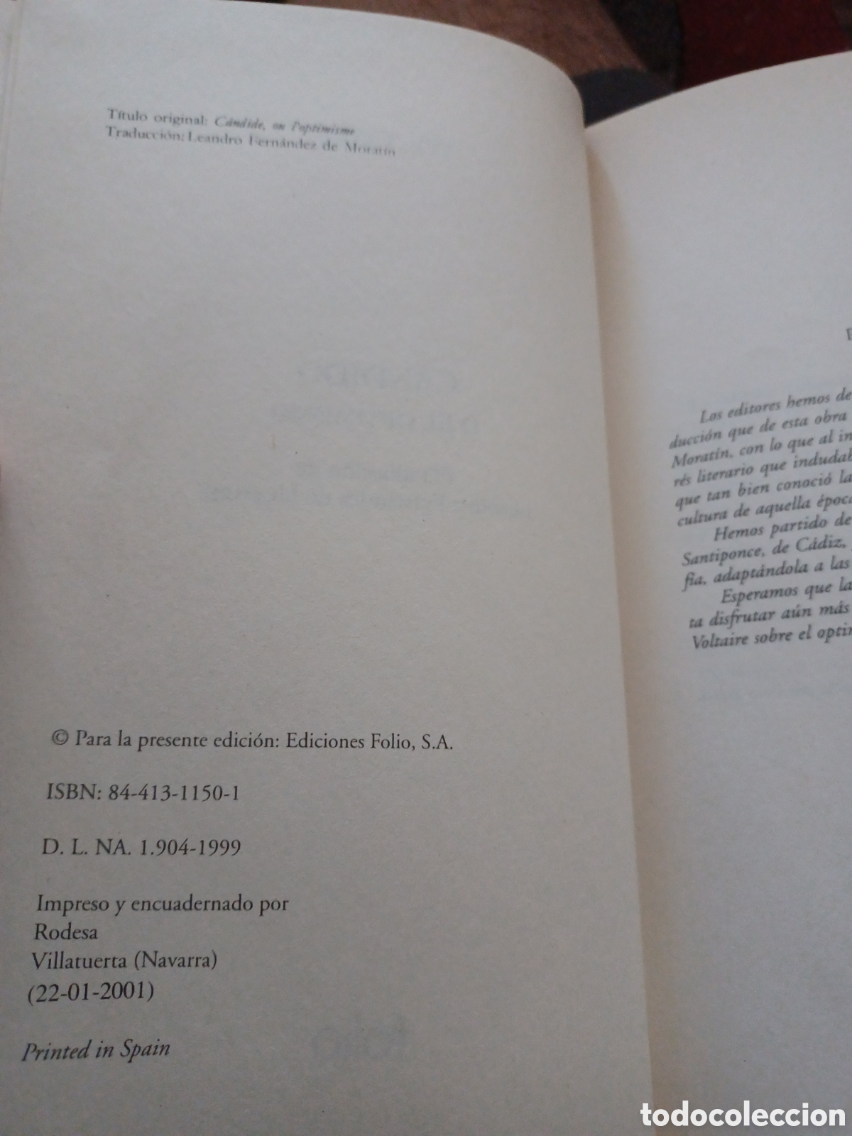 Libros: Barybook 241. C&aacute;ndido o el optimismo Voltaire folio - Foto 4