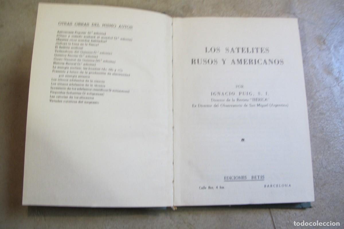 Libros: SATELITES RUSOS Y AMERICANOS. IGNACIO PUIG - Foto 1
