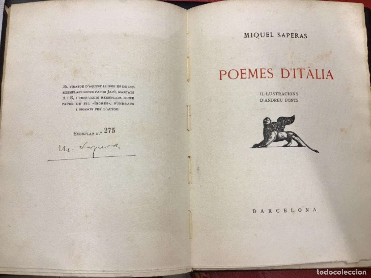 Libros: POEMES DIT&Agrave;LIA. - SAPERAS, Miquel. - Foto 3