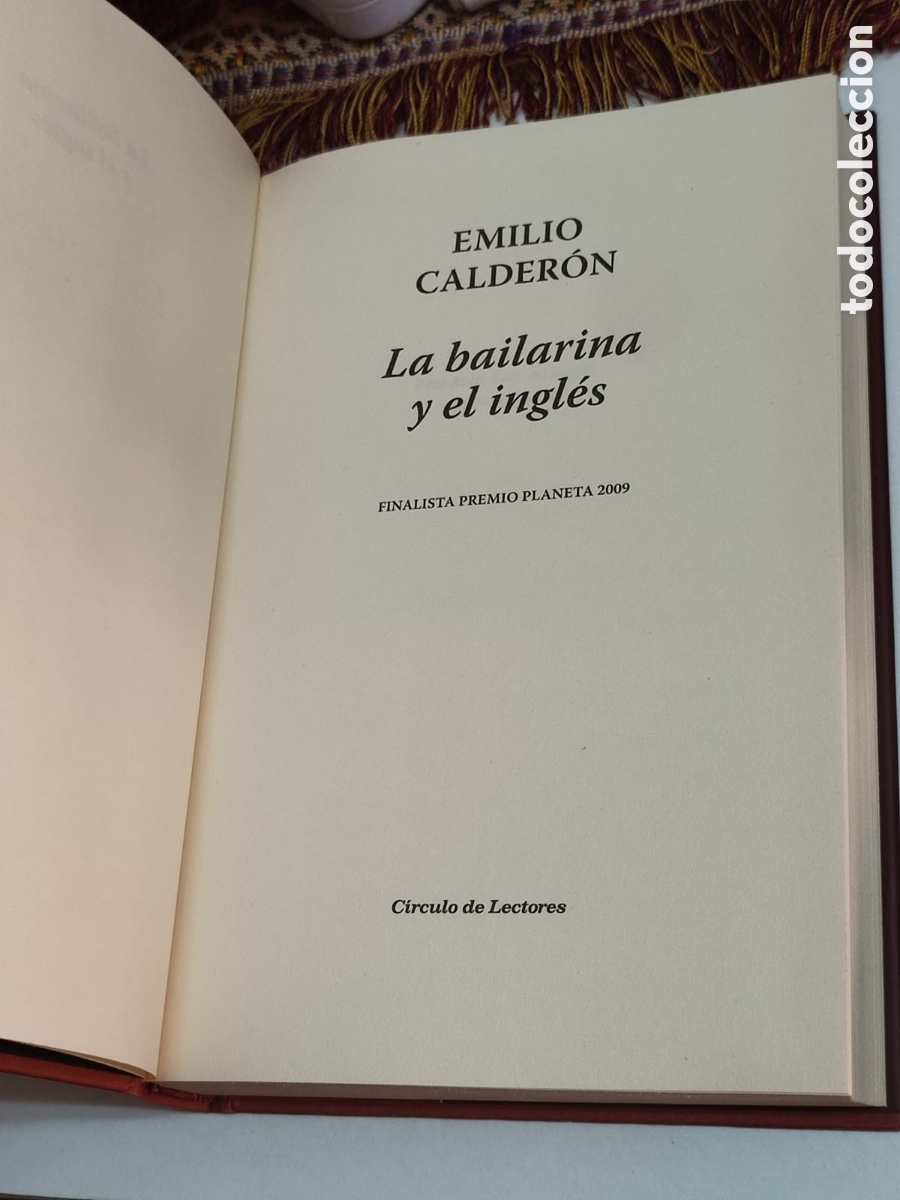 Libros: Emilio Calder&oacute;n La bailarina y el ingl&eacute;s - Foto 2