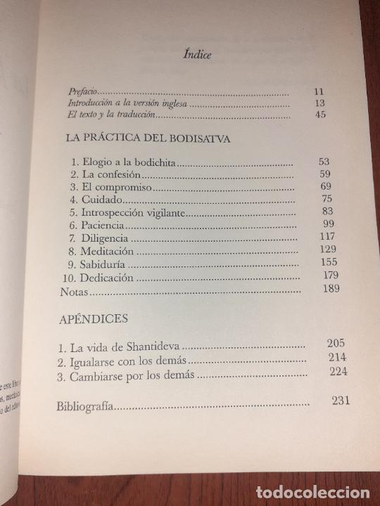 Libros: LA PRACTICA DEL BODISATVA � BUDISMO TIBETANO - SHANTIDEVA - Foto 3