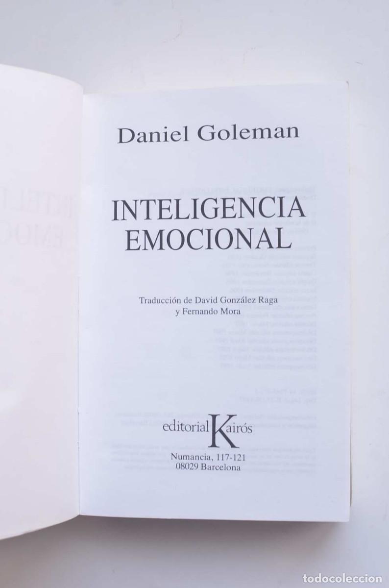 Libros: Inteligencia emocional - GOLEMAN, Daniel - Foto 2