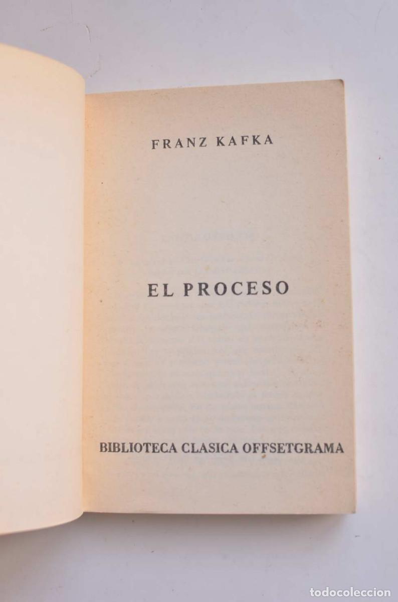 Libros: El proceso - KAFKA, Franz - Foto 2
