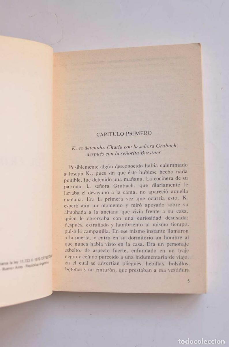 Libros: El proceso - KAFKA, Franz - Foto 3