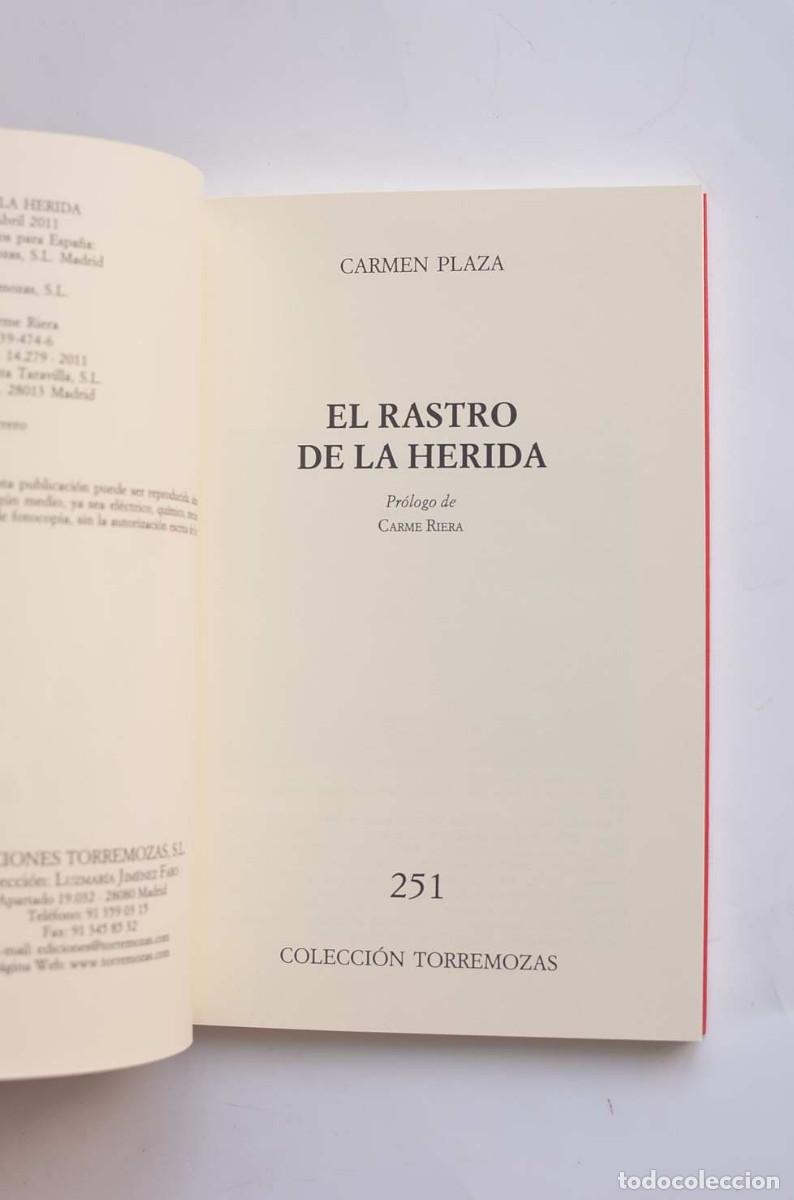 Libros: El rastro de la herida - PLAZA, Carmen - Foto 2
