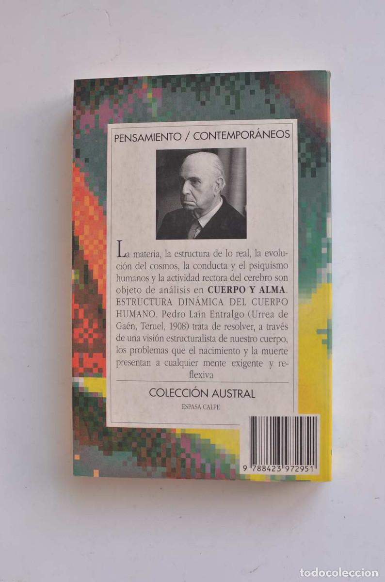 Libros: Cuerpo y alma - LA&Iacute;N ENTRALGO, Pedro - Foto 3