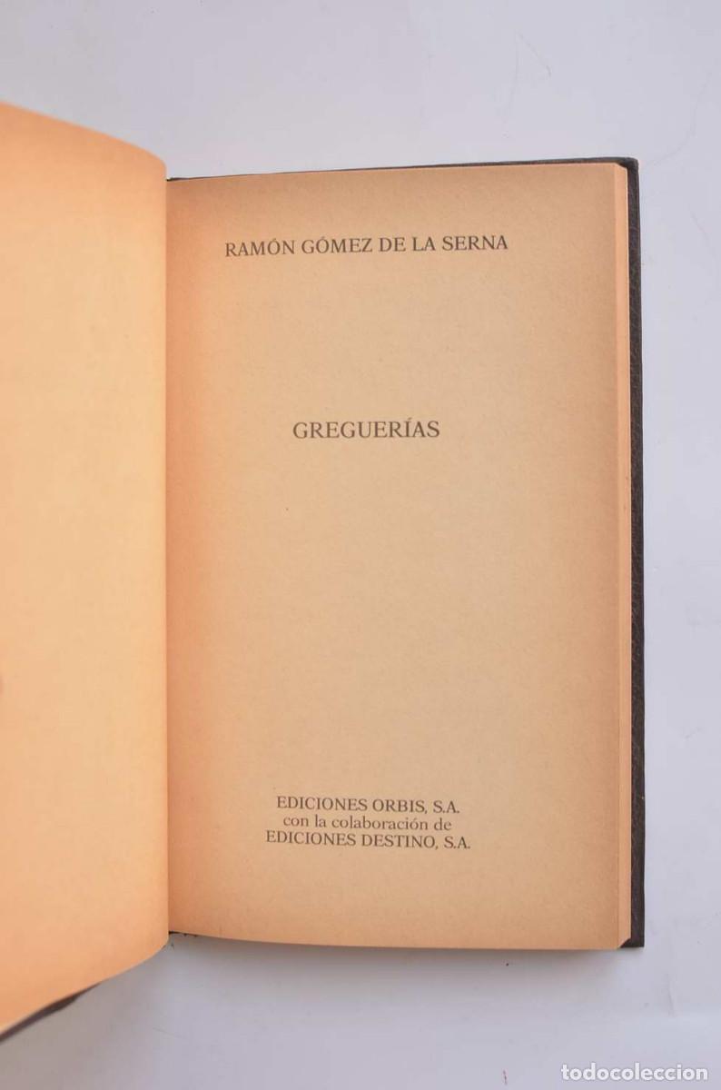 Libros: Greguer&iacute;as - G&Oacute;MEZ DE LA SERNA, Ram&oacute;n - Foto 2