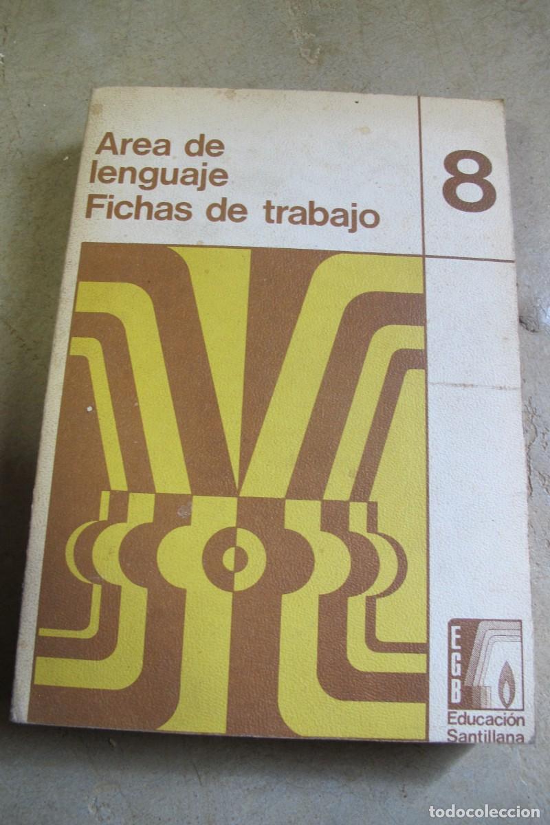 Livros em segunda m&atilde;o: AREA DE LENGUAJE FICHAS DE TRABAJO 8 ( SIN NADA ESCRITO )