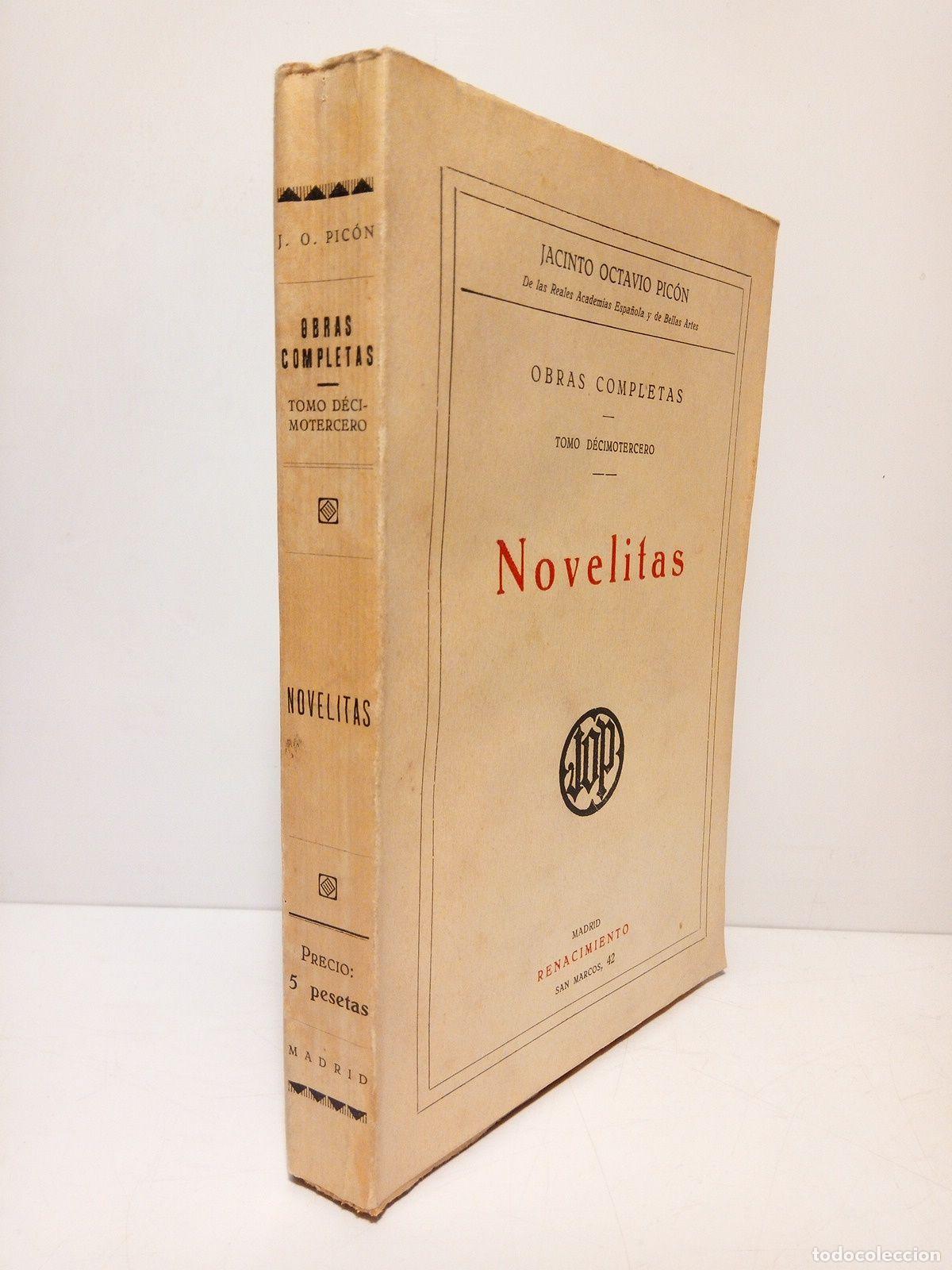 Libros: PICON, Jacinto Octavio - Novelitas - Foto 1
