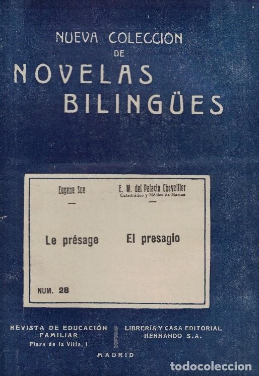 Libros: LE PR&Eacute;SAGE * EL PRESAGIO. - Sue. Eugene, / E. M. del Palacio Chevallier. - Foto 1