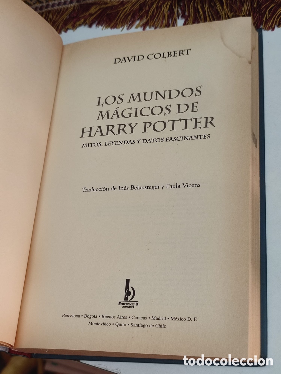 Libros: David Colbert Los mundos m&aacute;gicos de harry potter - Foto 5