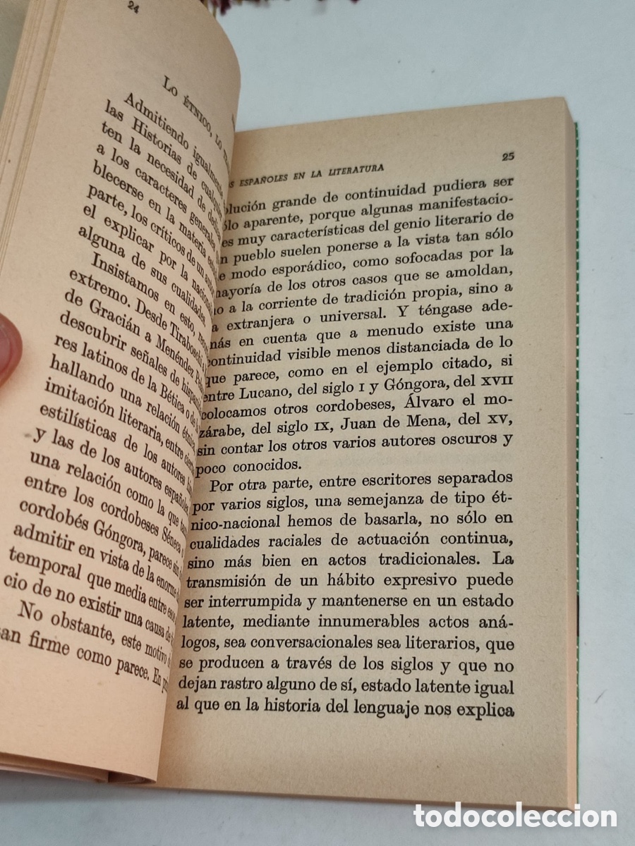 Libros: Ram&oacute;n Men&eacute;ndez Pidal Los espa&ntilde;oles en la literatura - Foto 3