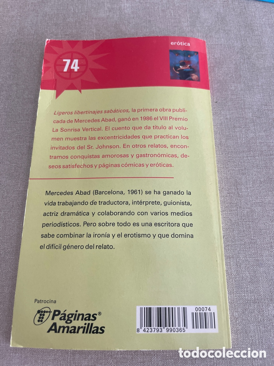 Libros: Ligeros libertinajes sab&aacute;ticos - Foto 2