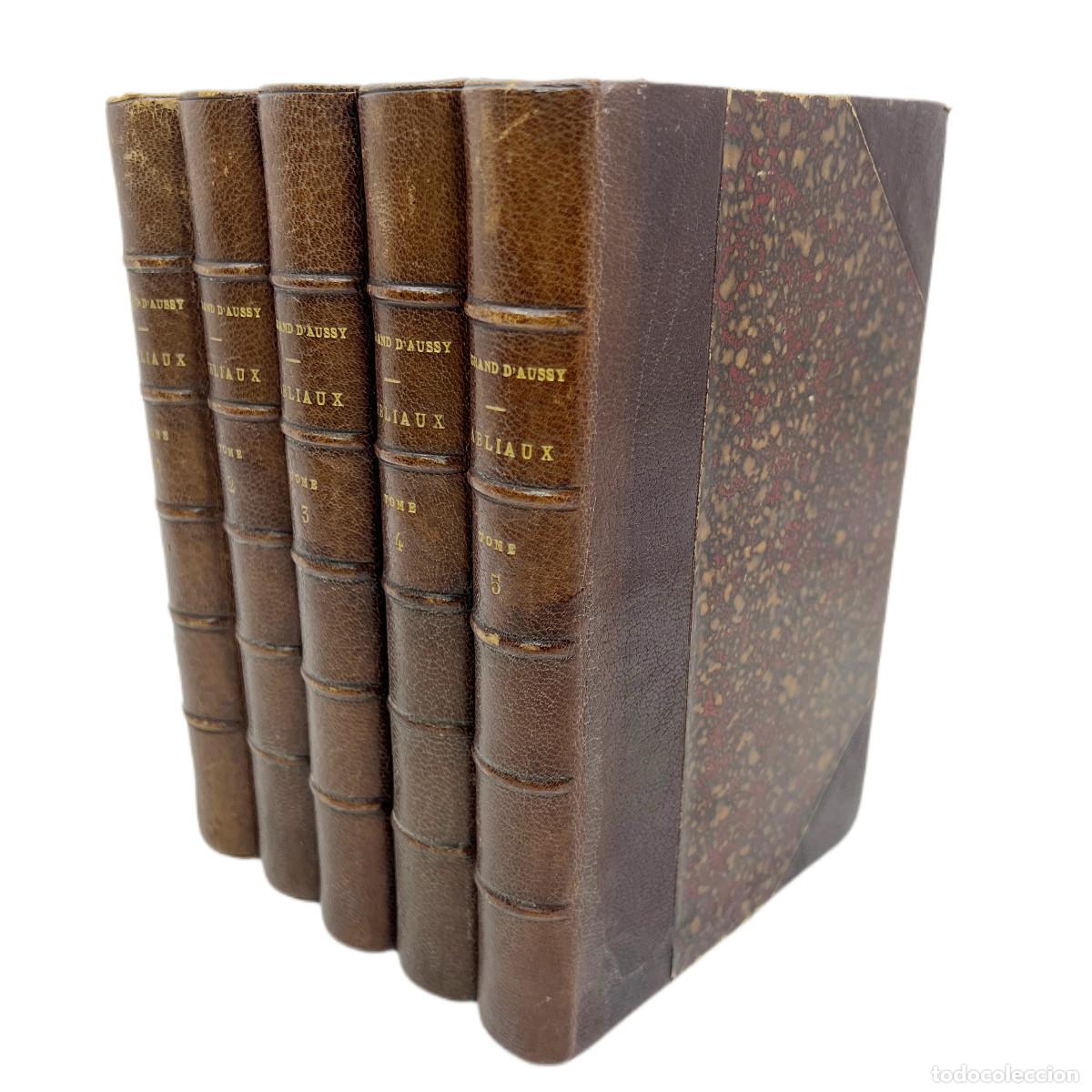 Libros: LEGRAND D'AUSSY - FABLIAUX OU CONTES DU XII ET DU XIII SI&Egrave;CLE - 1829