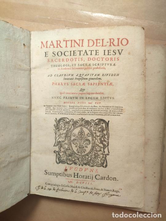 Libros: Pharus Sacrae Sapientiae. - &rdquo;DEL RIO, Martini.&rdquo; - Foto 1