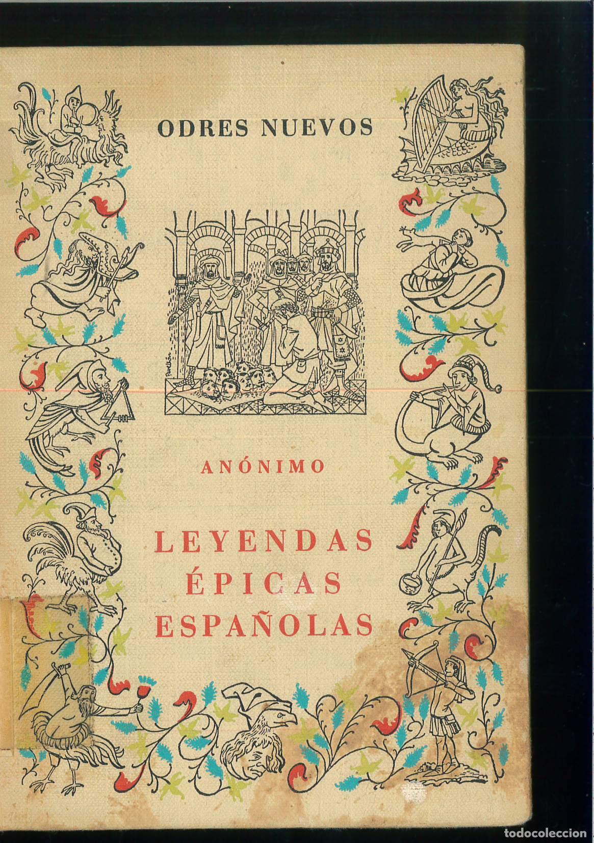 Libros: LEYENDAS &Eacute;PICAS ESPA&Ntilde;OLAS - AN&Oacute;NIMO - Foto 1