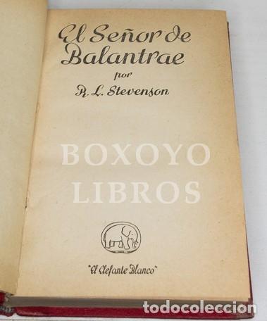 Libros: STEVENSON, R. L. El se&ntilde;or de Balantrae - Foto 2