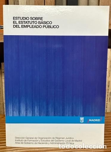 Libros: ESTUDIO DEL ESTATUTO BASICO DEL DEL EMPLEADO PUBLICO - Foto 1