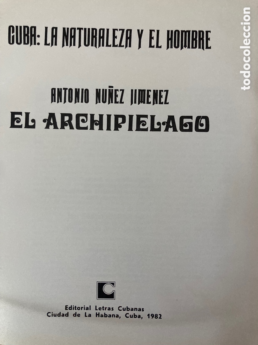 Libros: Cuba. La naturaleza y el hombre. 1982 - Foto 3