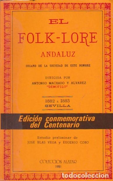 Libros: El folk-lore andaluz - DEMOFILO - Foto 1