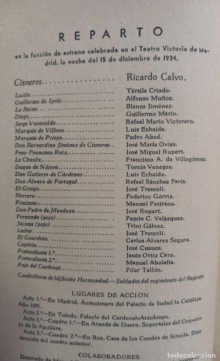 Libros: Cisneros. - PEM&Aacute;N, Jos&eacute; Mar&iacute;a: - Foto 2