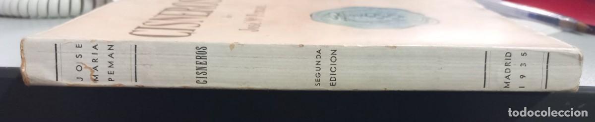 Libros: Cisneros. - PEM&Aacute;N, Jos&eacute; Mar&iacute;a: - Foto 4