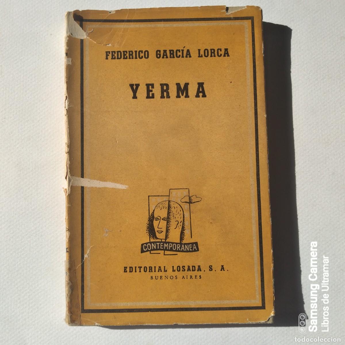 Libros: Yerma. - Garc&iacute;a Lorca, Federico. - Foto 1