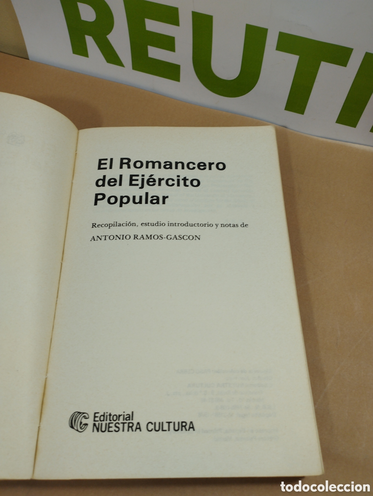Libros: El romancero del ej&eacute;rcito popular. Editorial nuestra cultura. - Foto 3