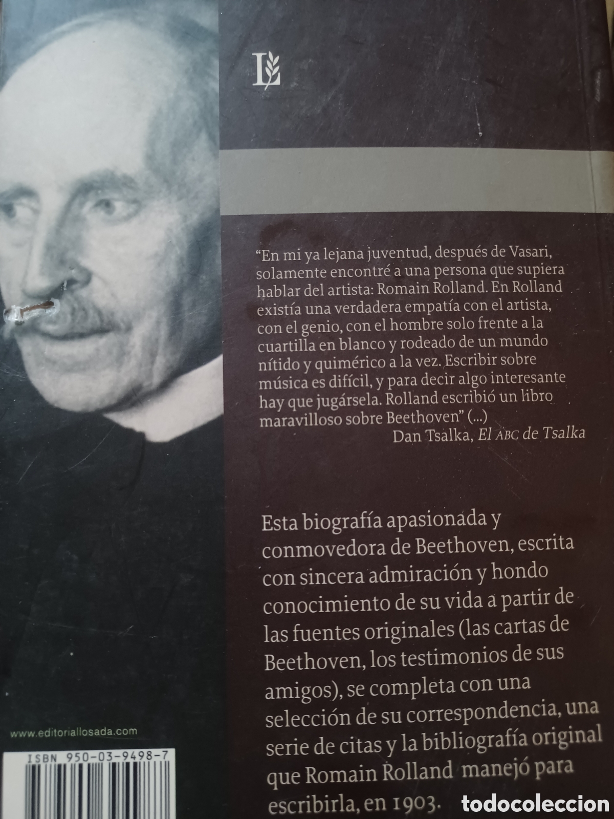 Libros: Barybook 301. Vida de Beethoven Rom&aacute;in Rolland - Foto 2