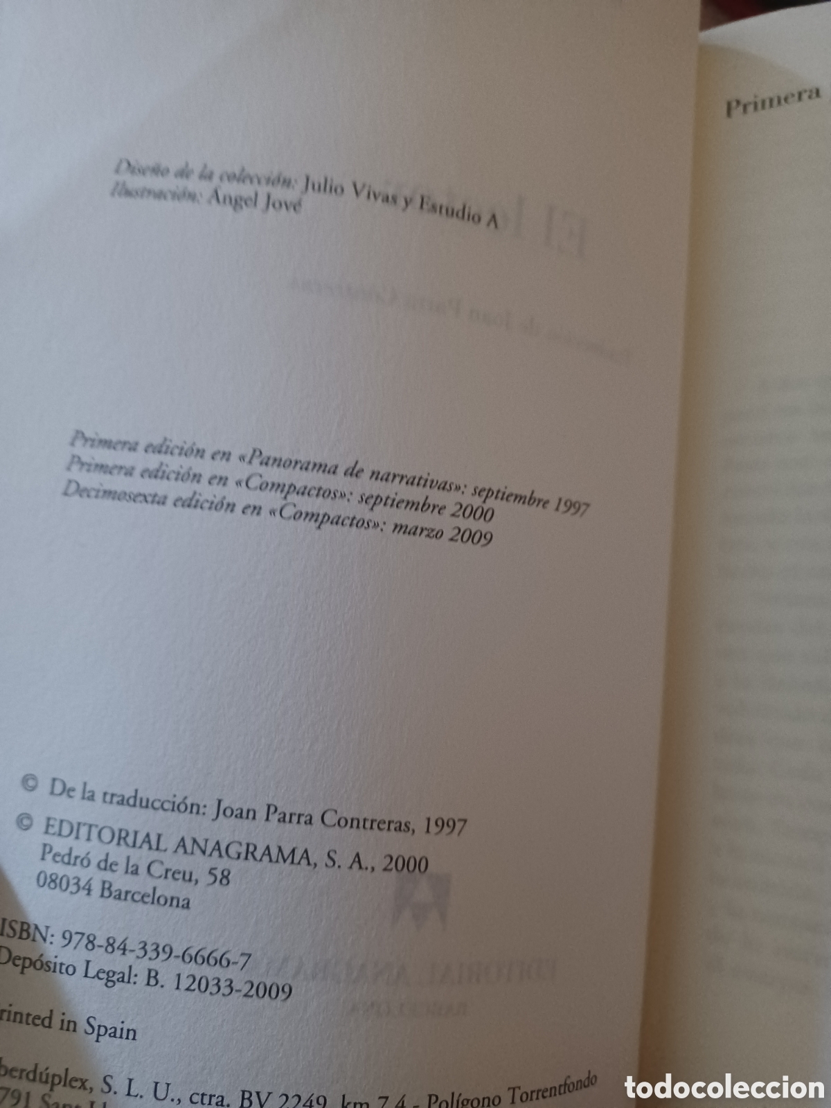 Libros: Barybook 306. El lector Bernhard Schilink Anagrama compacto - Foto 4