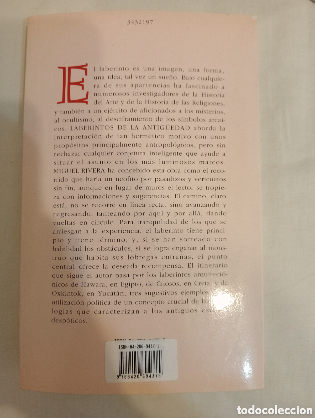 Libros: Laberintos de la antig&uuml;edad Miguel Rivera Dorado - Foto 3