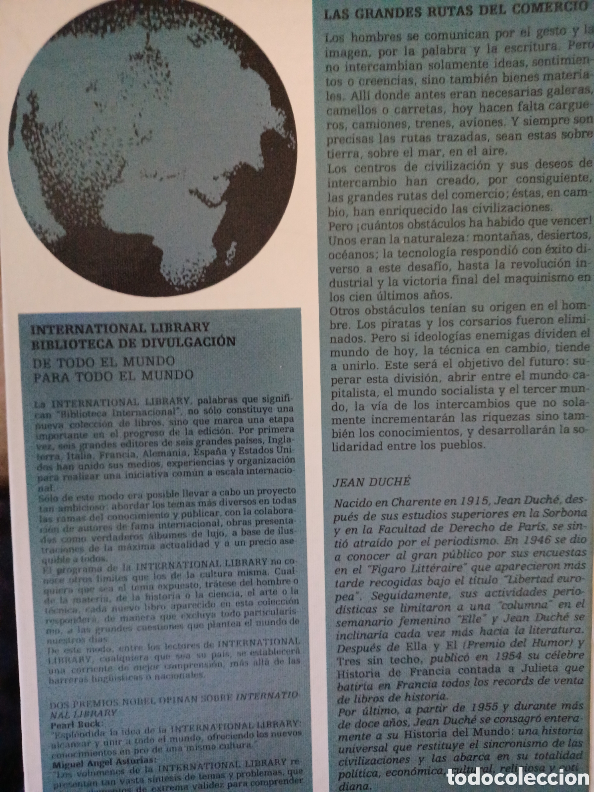 Libros: Barybook 220 Las grandes rutas del comercio Jean duche - Foto 2