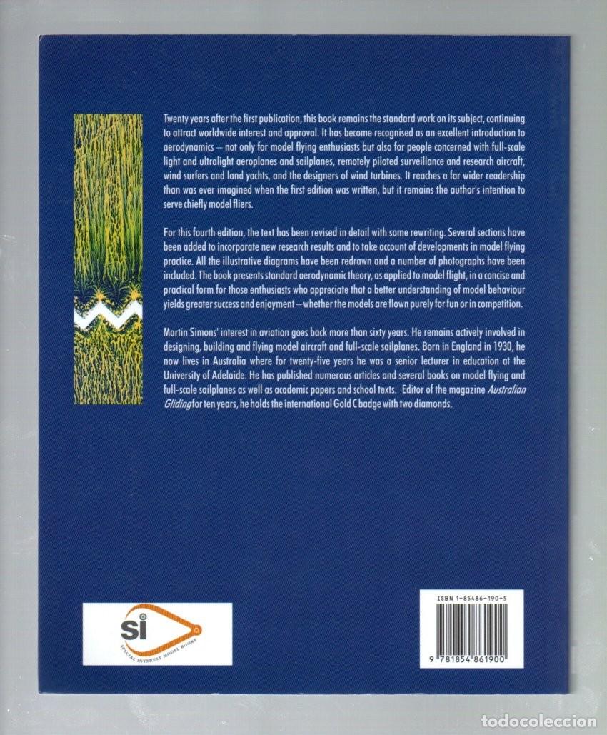Libros: MODEL AIRCRAFT ARODYNAMICS. MARTIN SIMONS. FOURTH EDITION, EN INGLES. - Foto 2