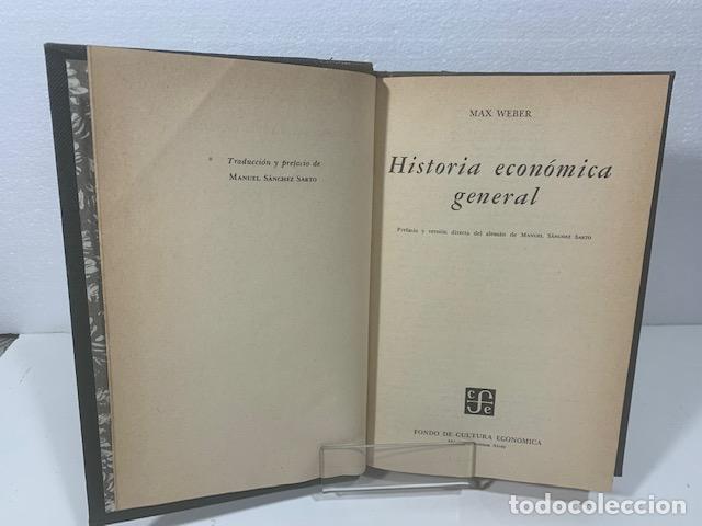 Libros: HISTORIA ECONOMICA GENERAL MAX WEBER - Foto 3