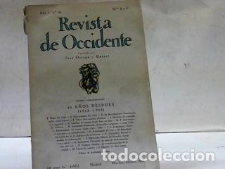 Libros: REVISTA DE OCCIDENTE 2&ordf; EPOCA A&Ntilde;O I N&Uacute;MERO 8 y 9 - Foto 1