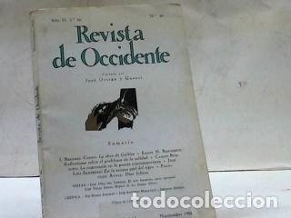 Libros: REVISTA DE OCCIDENTE 2&ordf; EPOCA A&Ntilde;O II N&Uacute;MERO 20 - Foto 1